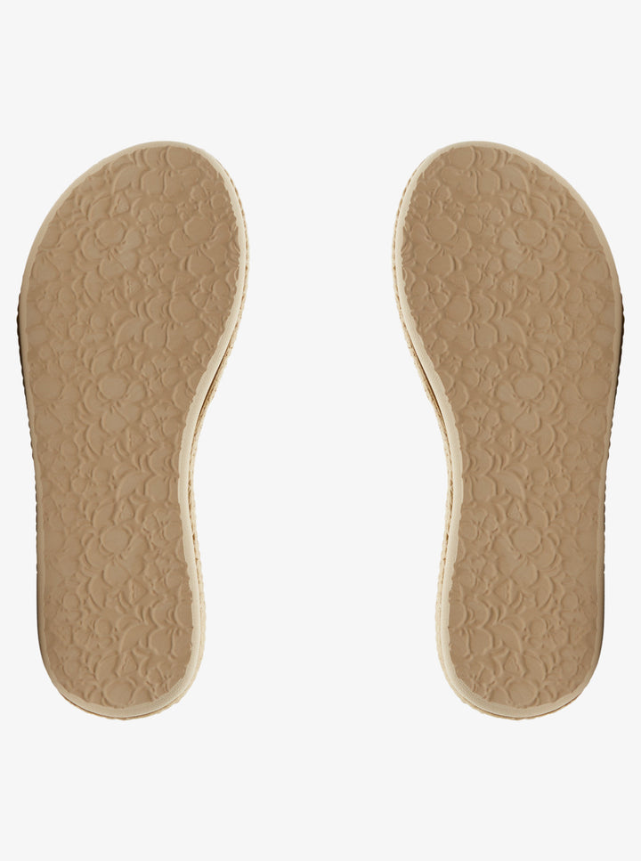 Roxy South Beach III Chanclas Mujer Blanco