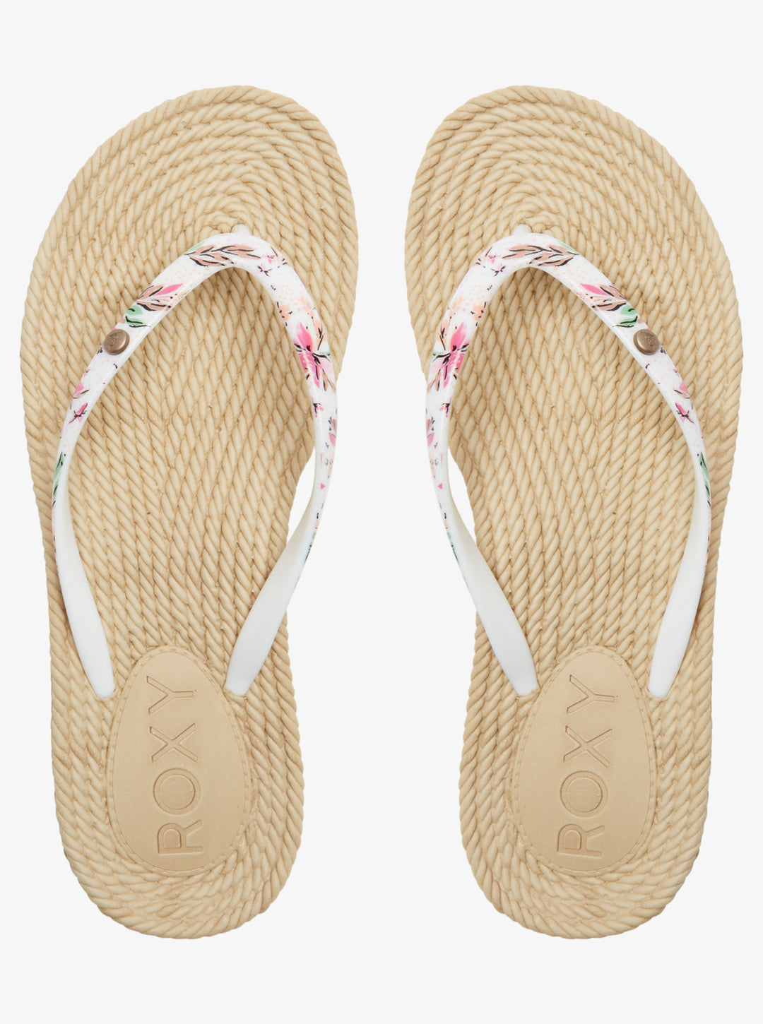 Roxy South Beach III Chanclas Mujer Blanco