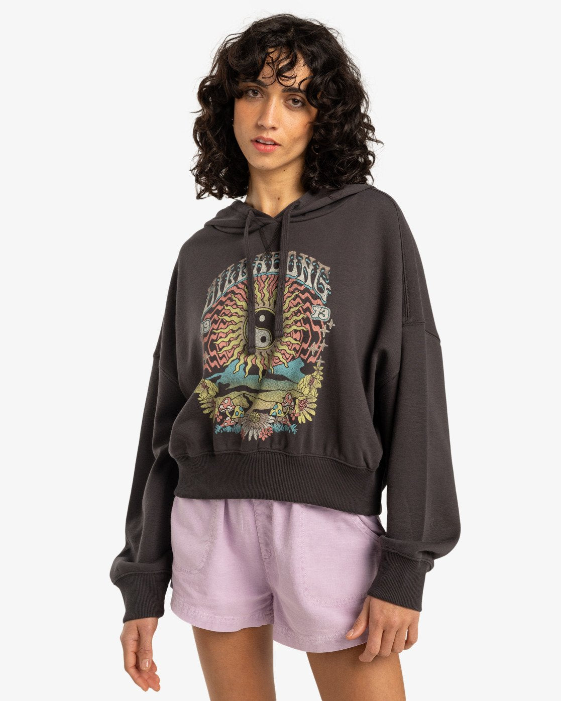 Billabong All Time Fleece Sudadera Mujer con Capucha