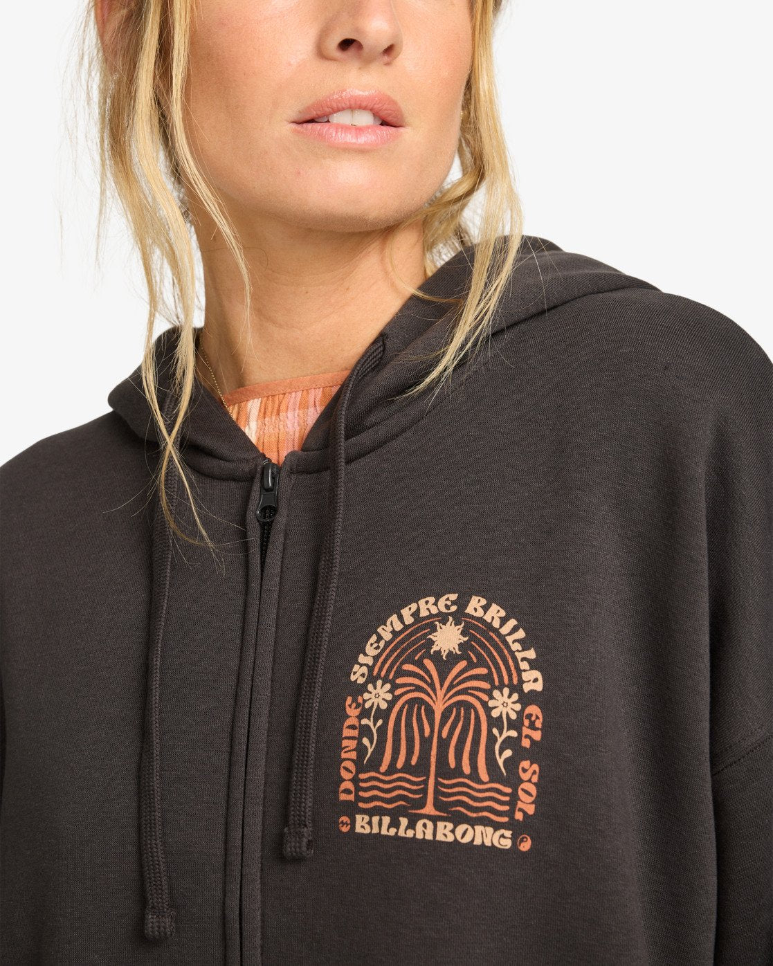 Billabong El Sol Sudadera con Cremallera y Capucha Mujer