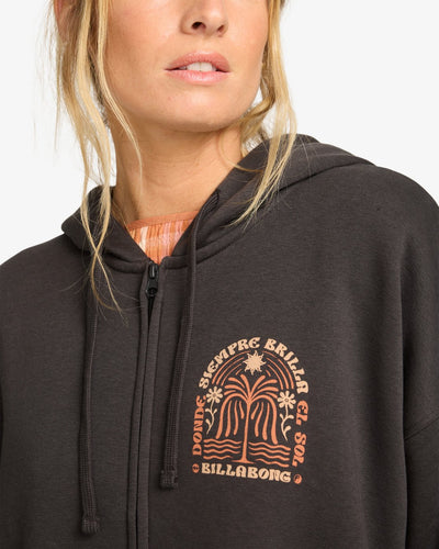 Billabong El Sol Sudadera con Cremallera y Capucha Mujer