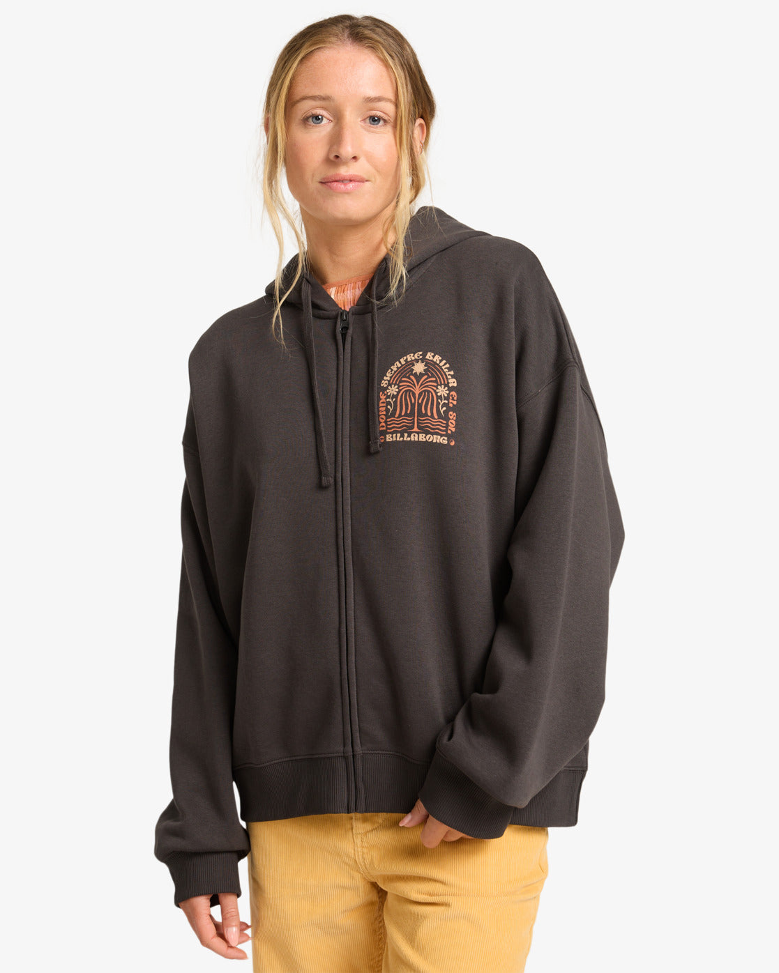 Billabong El Sol Sudadera con Cremallera y Capucha Mujer