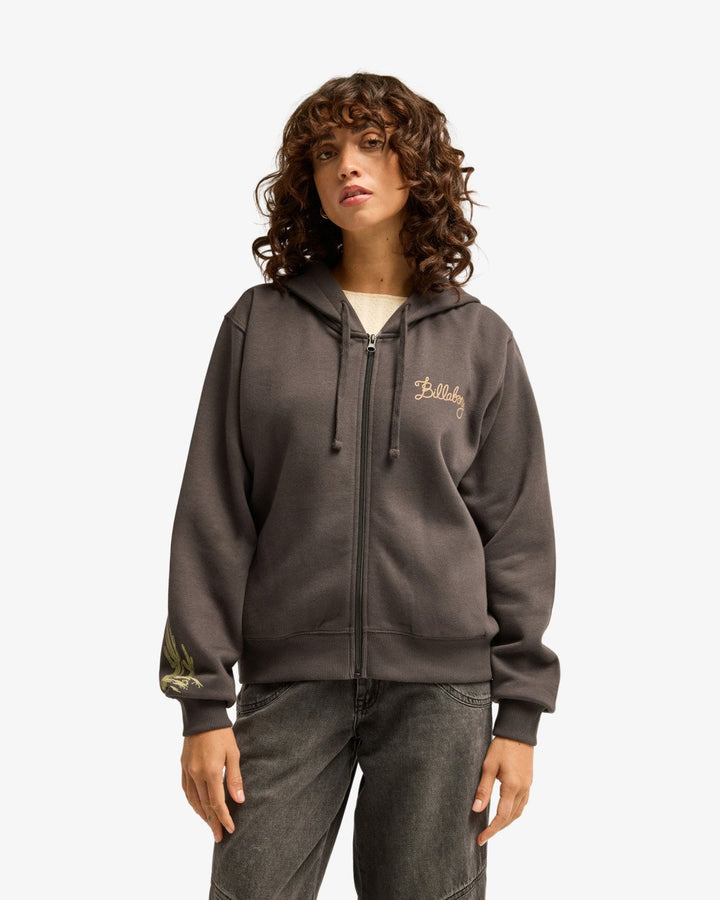Billabong Familiar Roads Zip Sudadera con cremallera y capucha Mujer