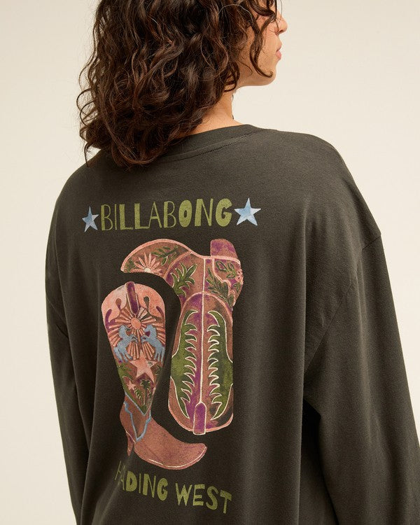 Billabong Rinding West LS Tee Camiseta Mujer