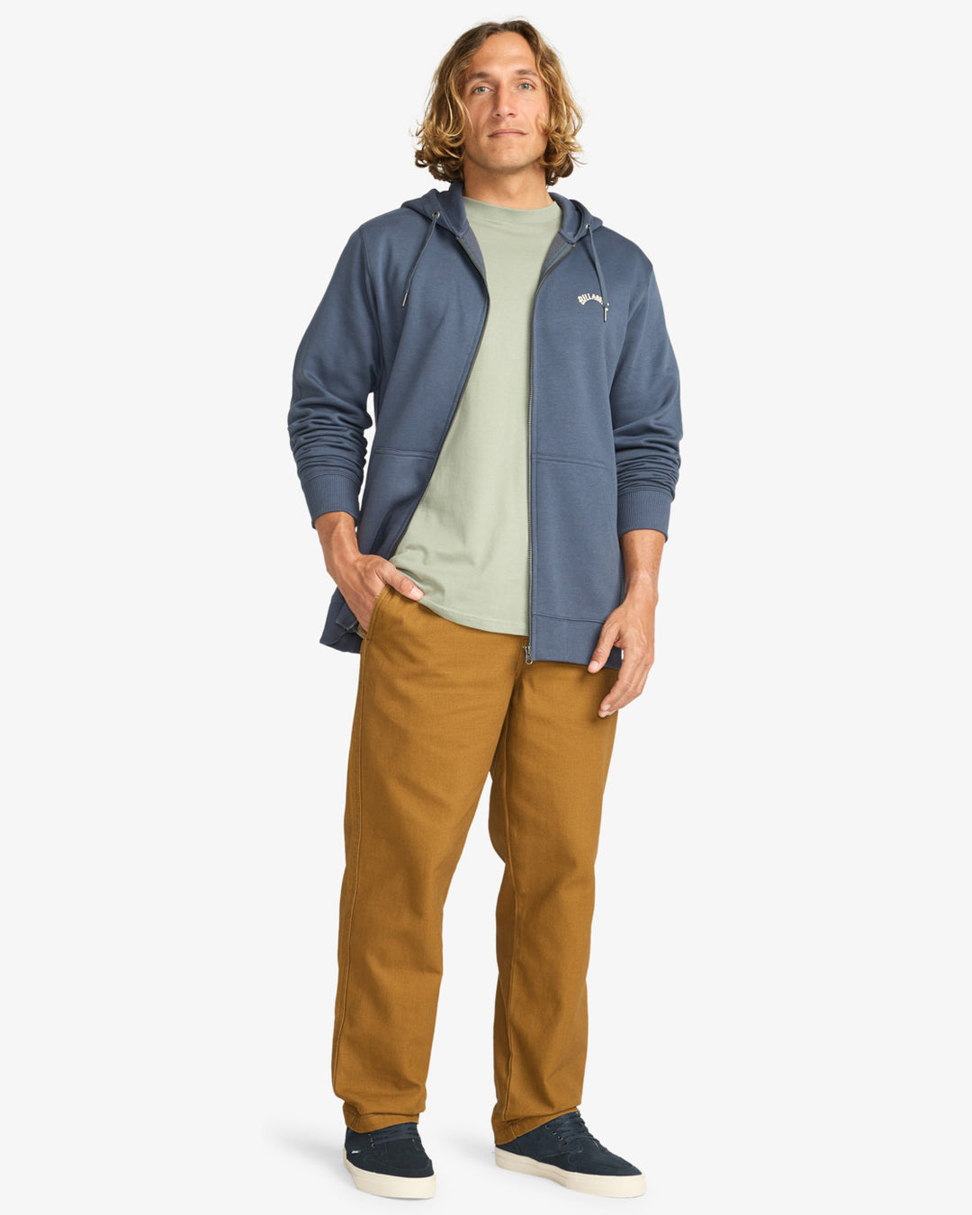 Billabong Arch ZH Sudadera con Cremallera Y Capucha Hombre