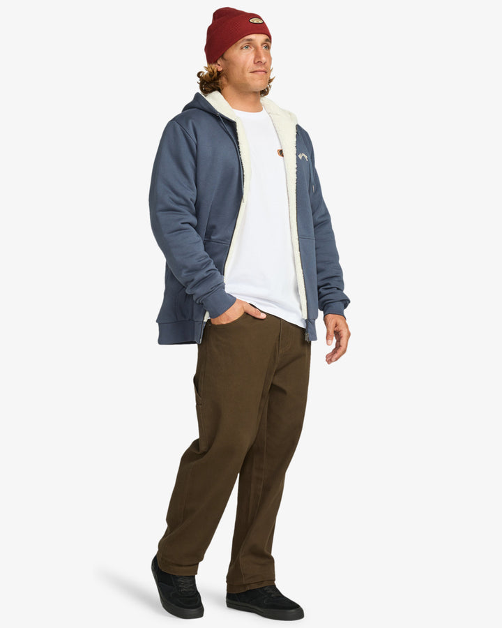 Billabong Arch Sherpa Sudadera con Cremallera y Capucha Hombre