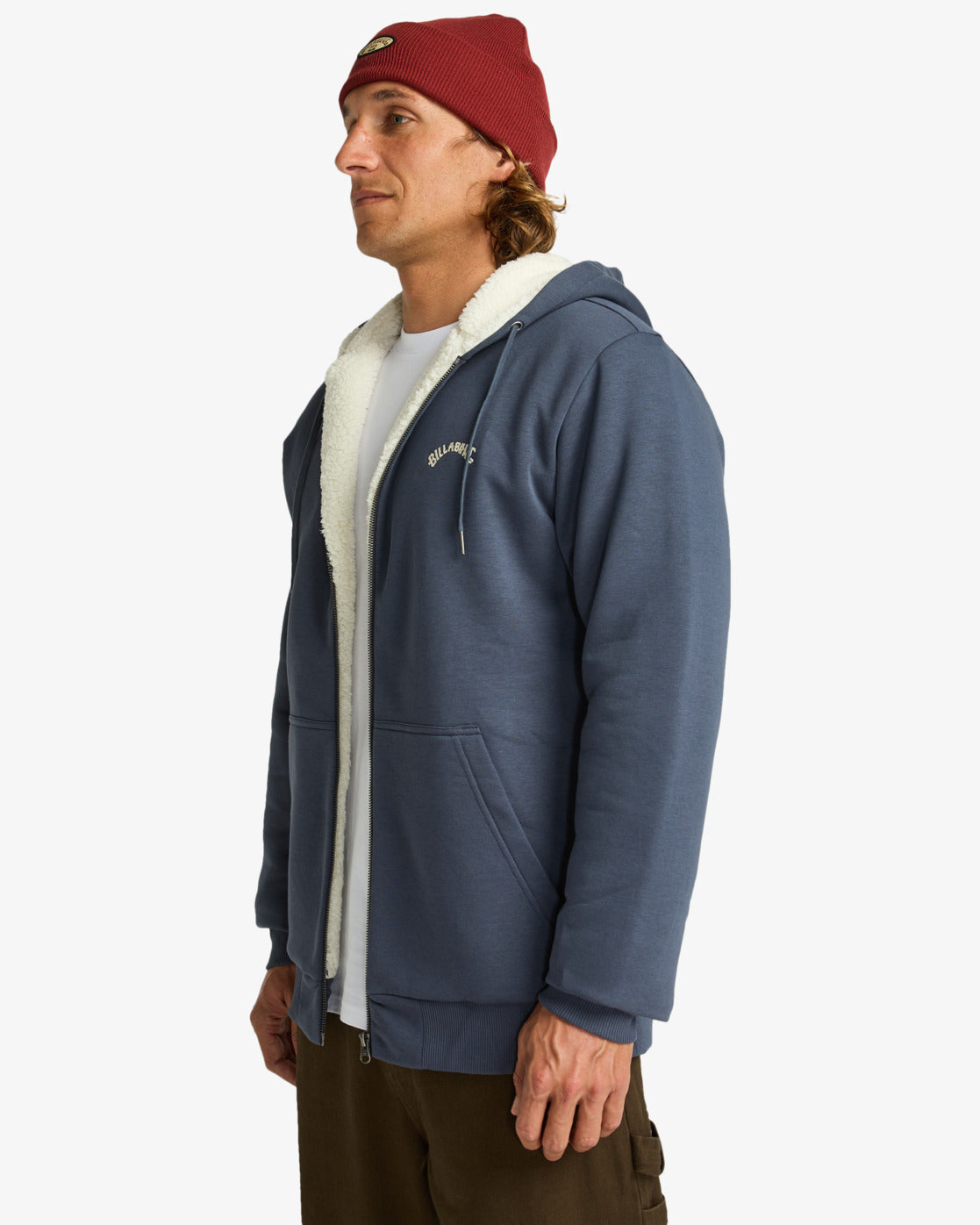 Billabong Arch Sherpa Sudadera con Cremallera y Capucha Hombre