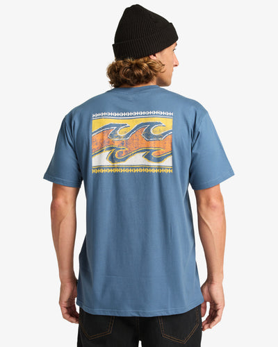 Billabong Crayon Wave Camiseta Hombre FALL25