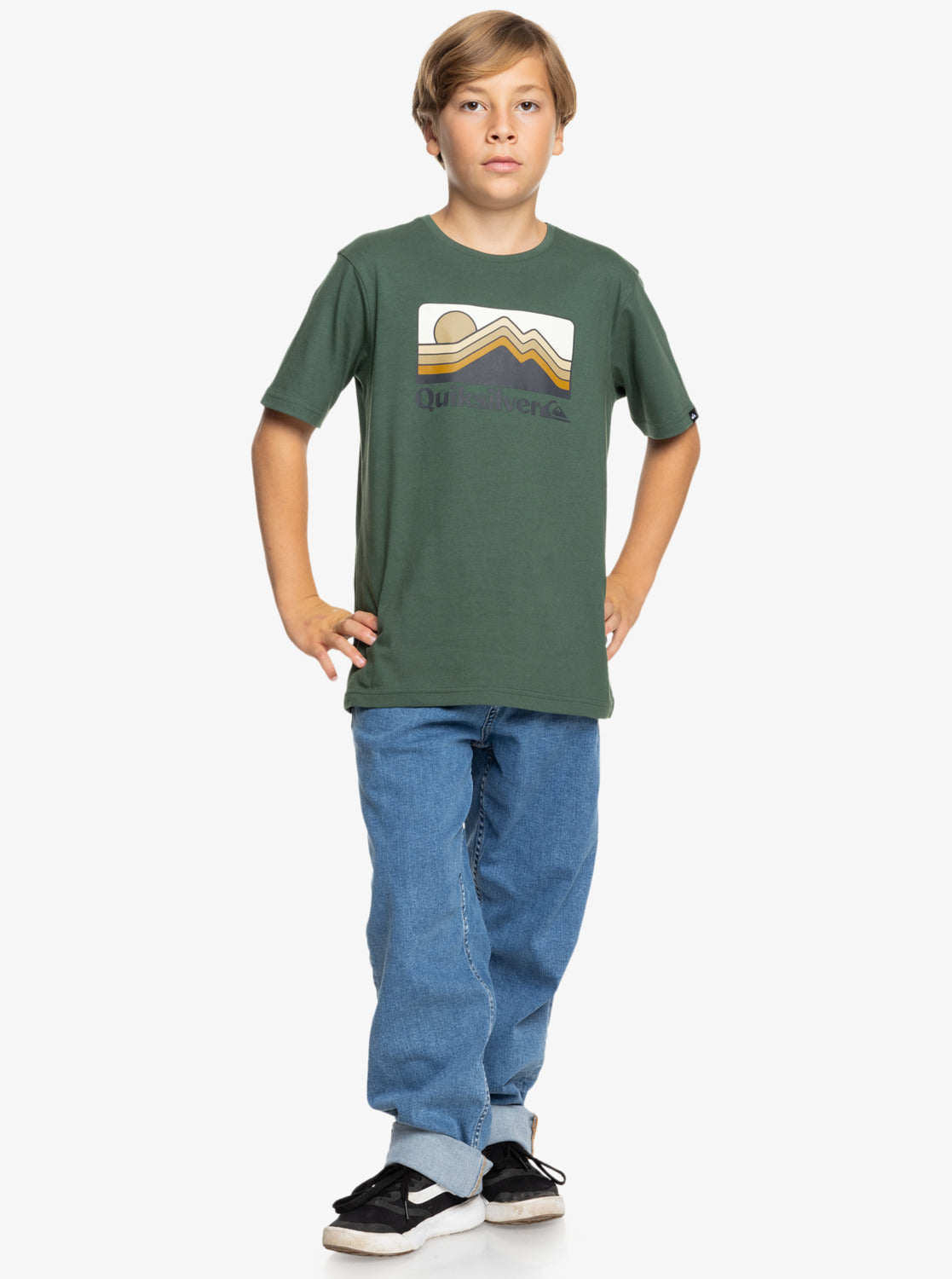 Quiksilver QS Gradient Mountains Camiseta Niño