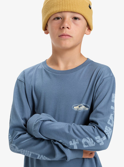 Quiksilver Evo Border Lines Camiseta Manga Larga Niño