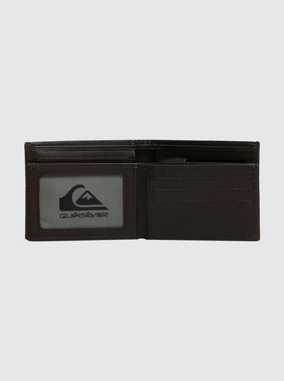 Quiksilver Gutherie Cartera de Cuero doble hoja Hombre