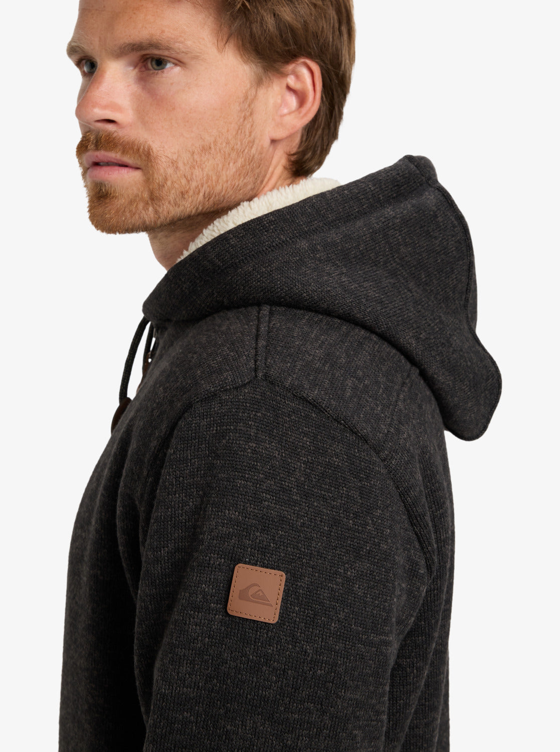 Quiksilver Keller Sherpa  Chaqueta con Capucha y Cremallera Hombre