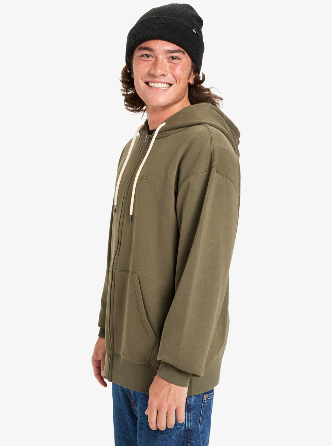 Quiksilver Salt Water Zip Sudadera Con Capucha y Cremallera Hombre