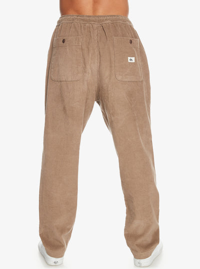 Quiksilver Cord Beach Cruiser Pantalón elástico de Pana Hombre