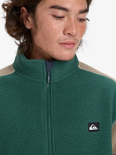 Quiksilver Clean Coast Block Polar con cremallera Hombre