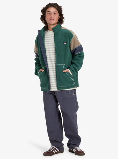 Quiksilver Clean Coast Block Polar con cremallera Hombre