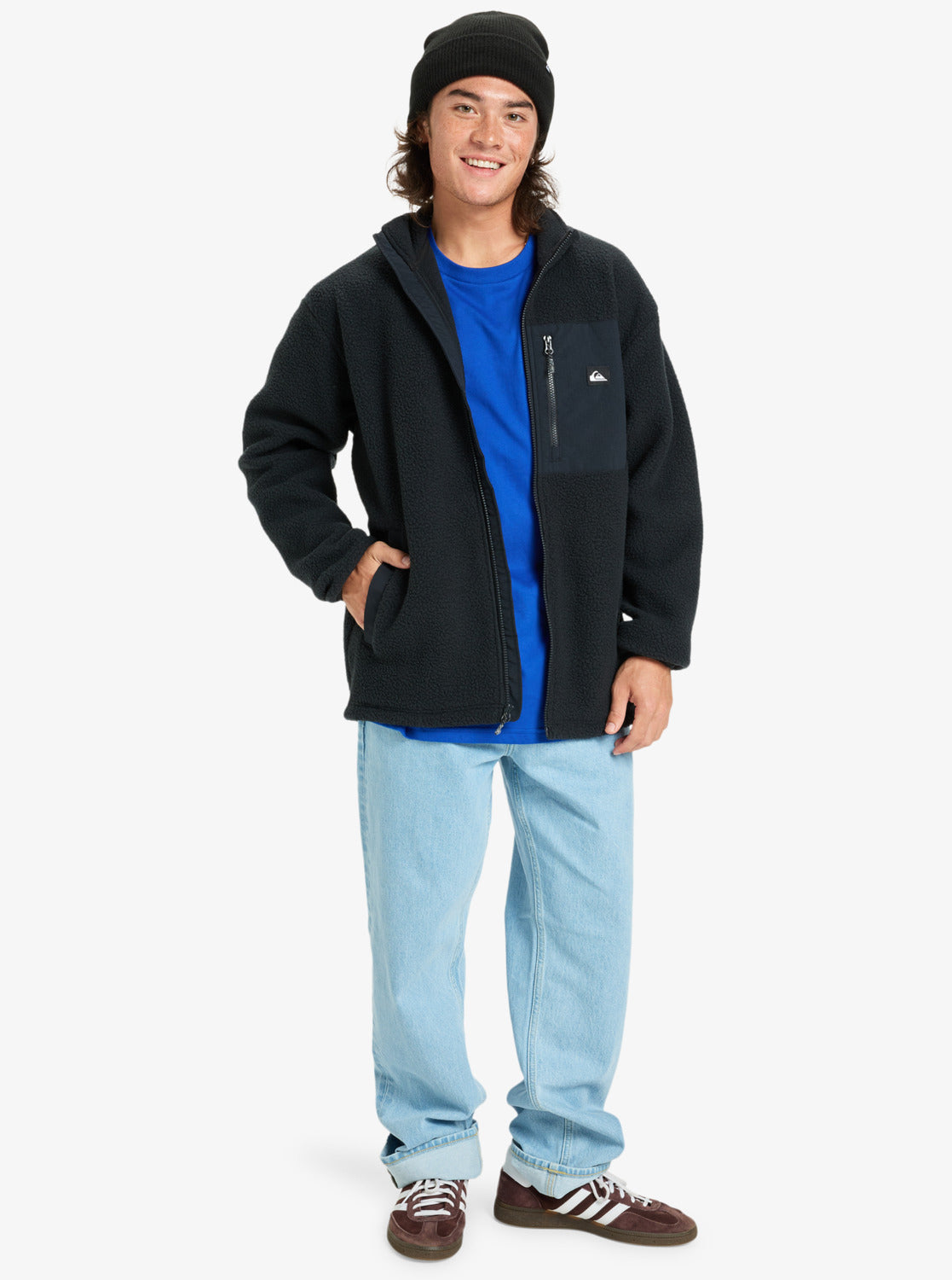 Quiksilver Clean Coast  Polar con cremallera Hombre
