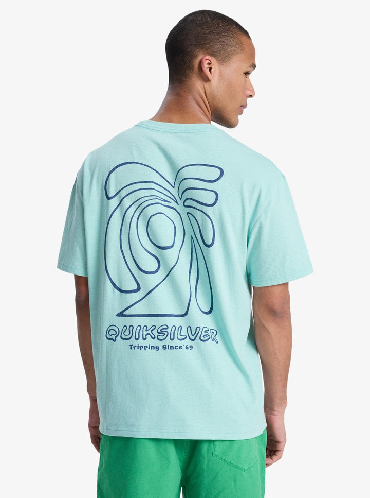 Quiksilver Curve Palm Camiseta Hombre