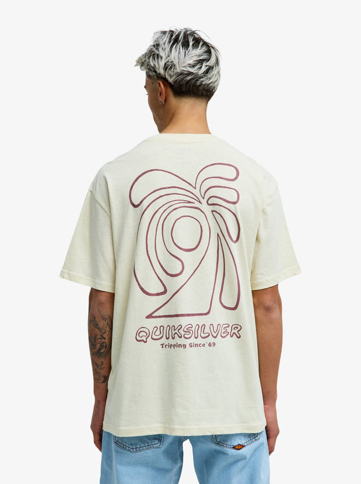 Quiksilver Curve Palm Camiseta Hombre