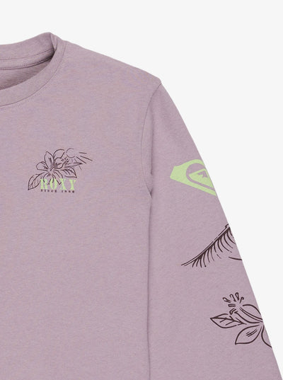Roxy Orchidregular Go Camiseta de Manga Larga De Niña