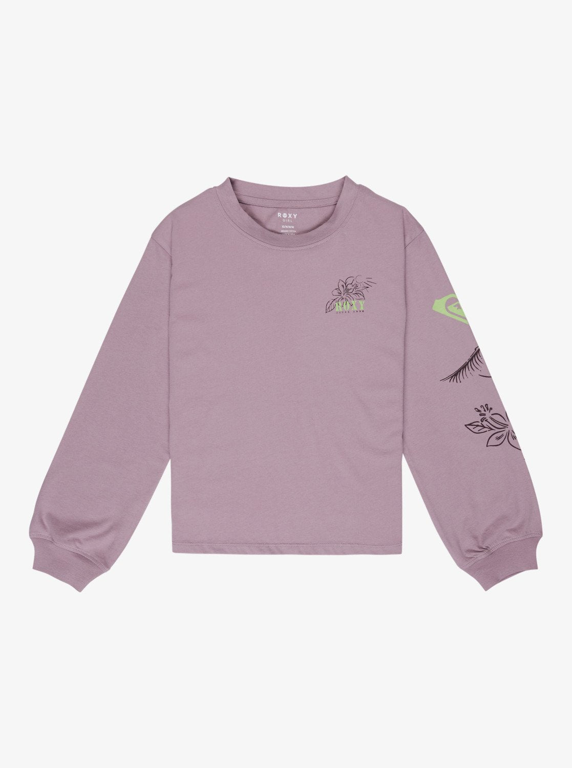 Roxy Orchidregular Go Camiseta de Manga Larga De Niña
