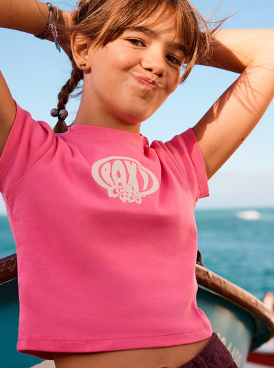 Roxy Baby One More Time Camiseta Crop Niña FALL25