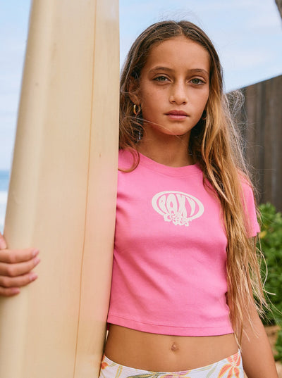Roxy Baby One More Time Camiseta Crop Niña FALL25