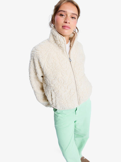 Roxy Blurry Cloud Polar con Cremallera Mujer