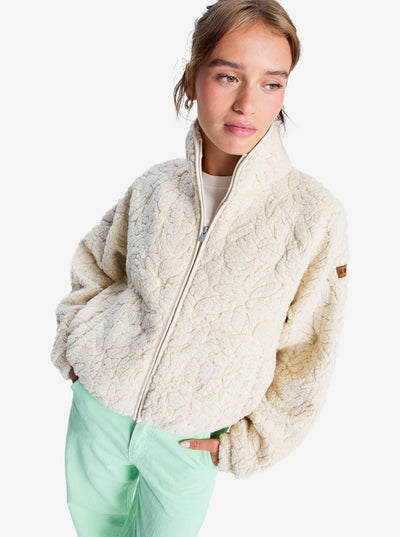 Roxy Blurry Cloud Polar con Cremallera Mujer
