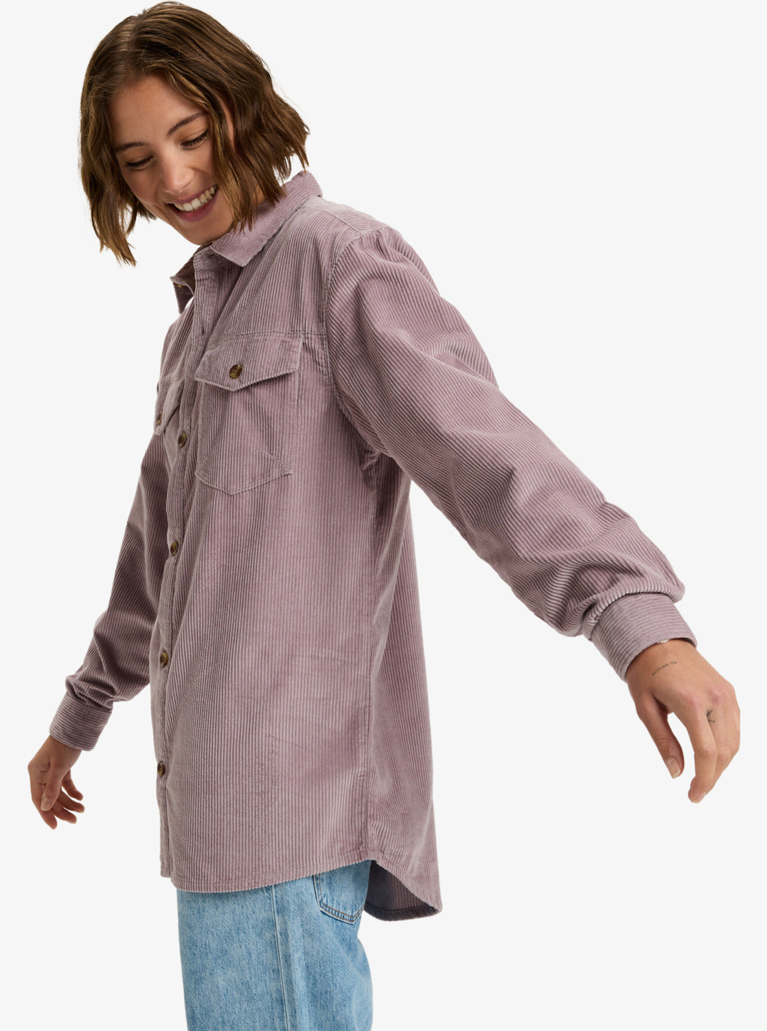 Roxy Let It Go Cord Camisa de Pana Mujer