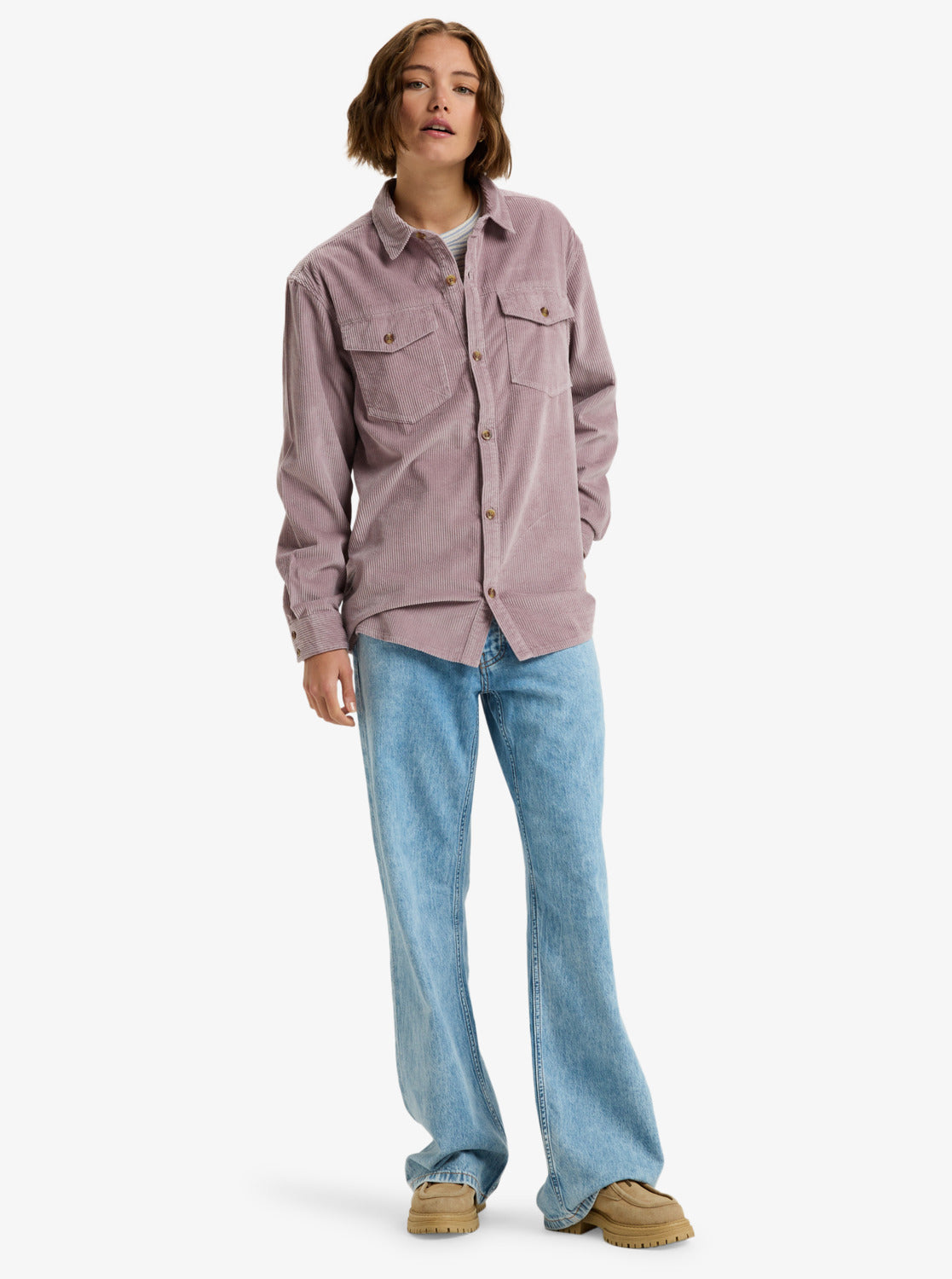 Roxy Let It Go Cord Camisa de Pana Mujer