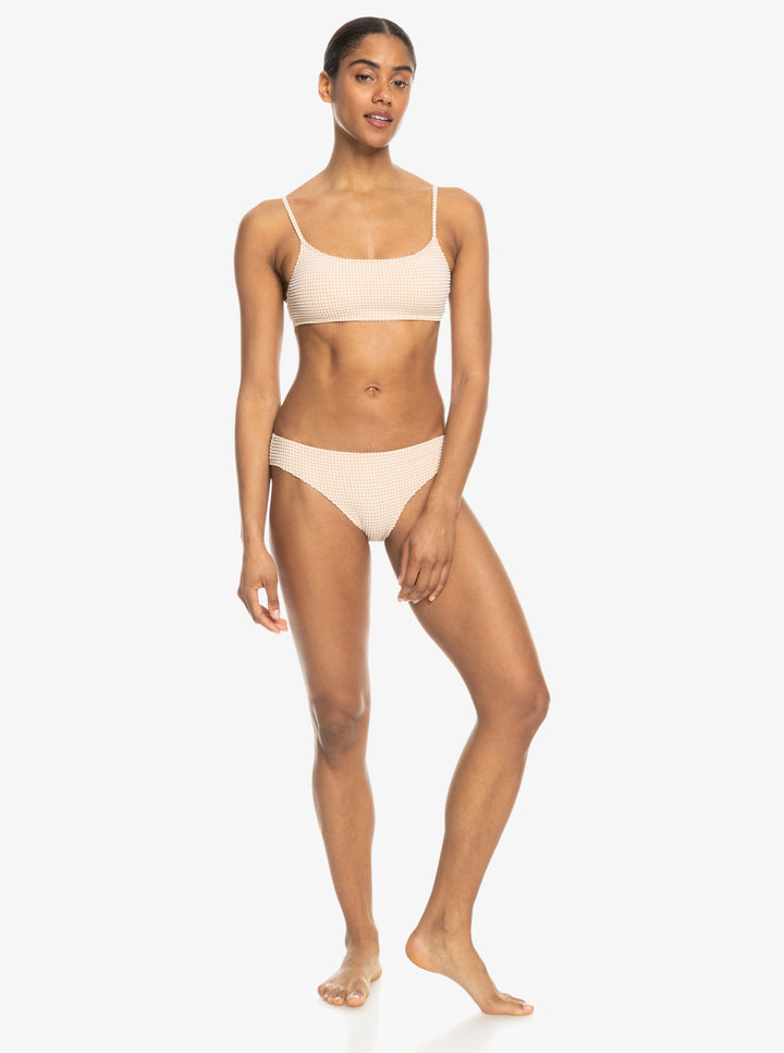 Roxy Gingham Bralette Top Bikini Mujer