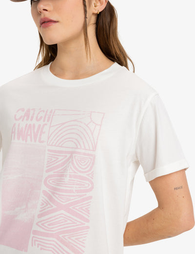 Roxy Oceanregular Poster Camiseta Mujer