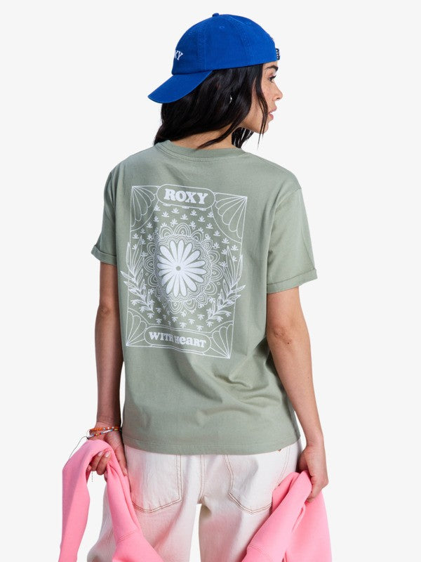 Roxy Oceanregular Camiseta Mujer Verde