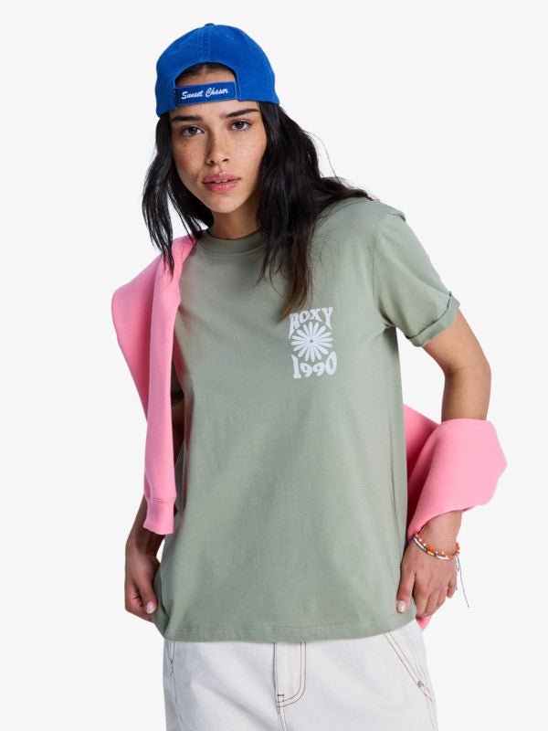 Roxy Oceanregular Camiseta Mujer Verde