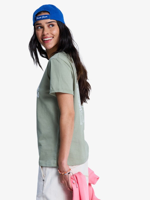 Roxy Oceanregular Camiseta Mujer Verde