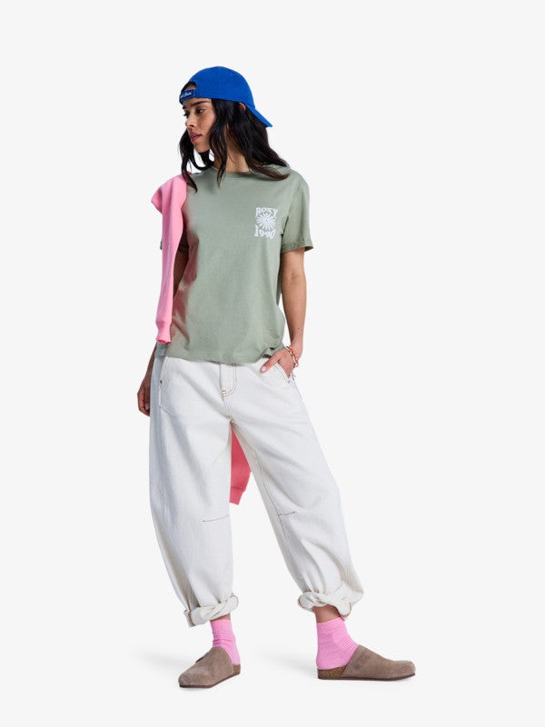 Roxy Oceanregular Camiseta Mujer Verde