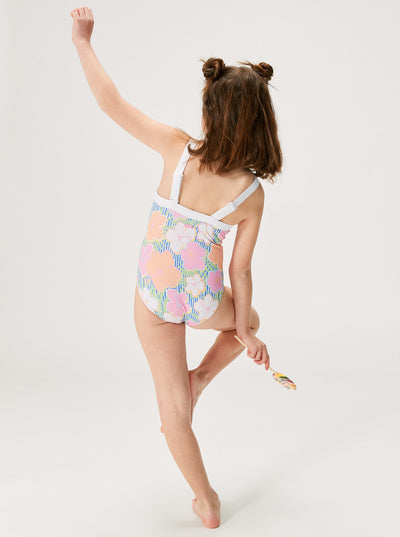 Roxy Tiny Flower - Bañador entero para Niñas 2-7