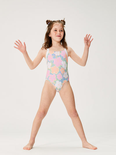 Roxy Tiny Flower - Bañador entero para Niñas 2-7