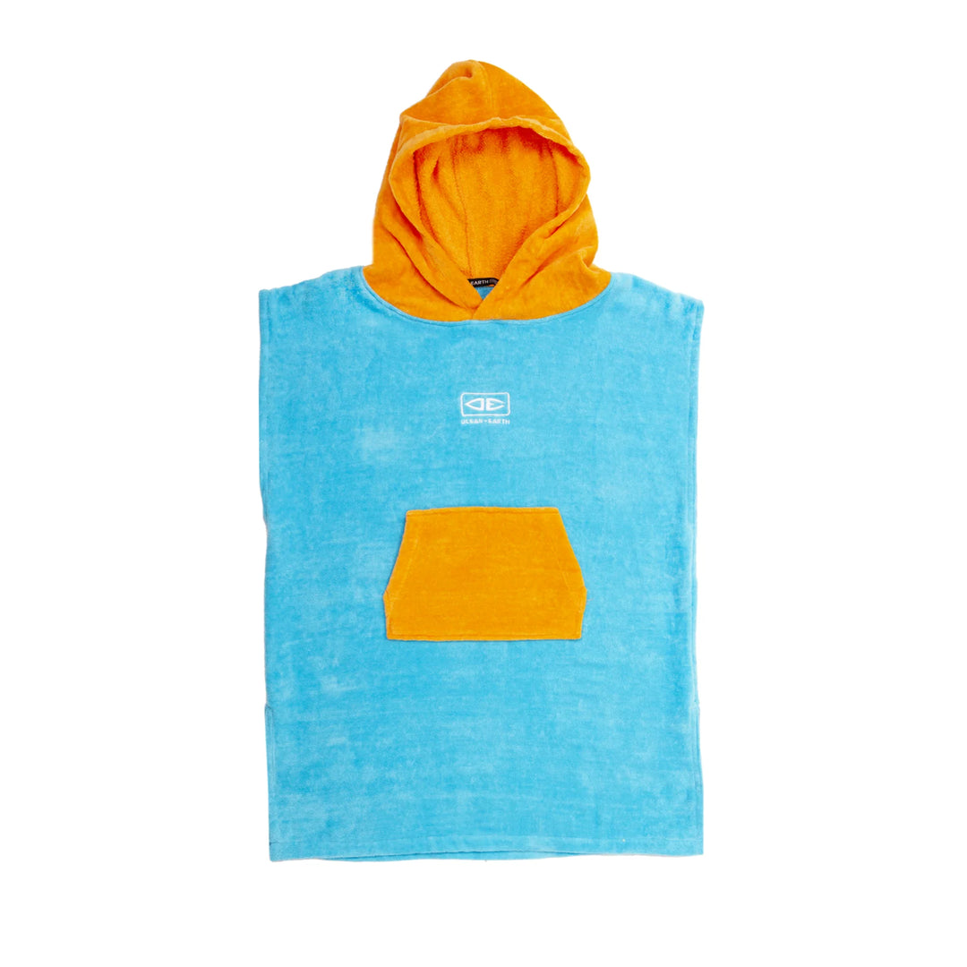 Ocean &amp; Earth Hooded Poncho Niño