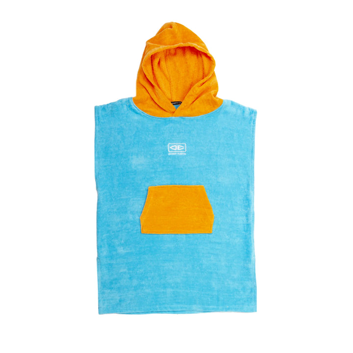 Ocean &amp; Earth Hooded Poncho Niño