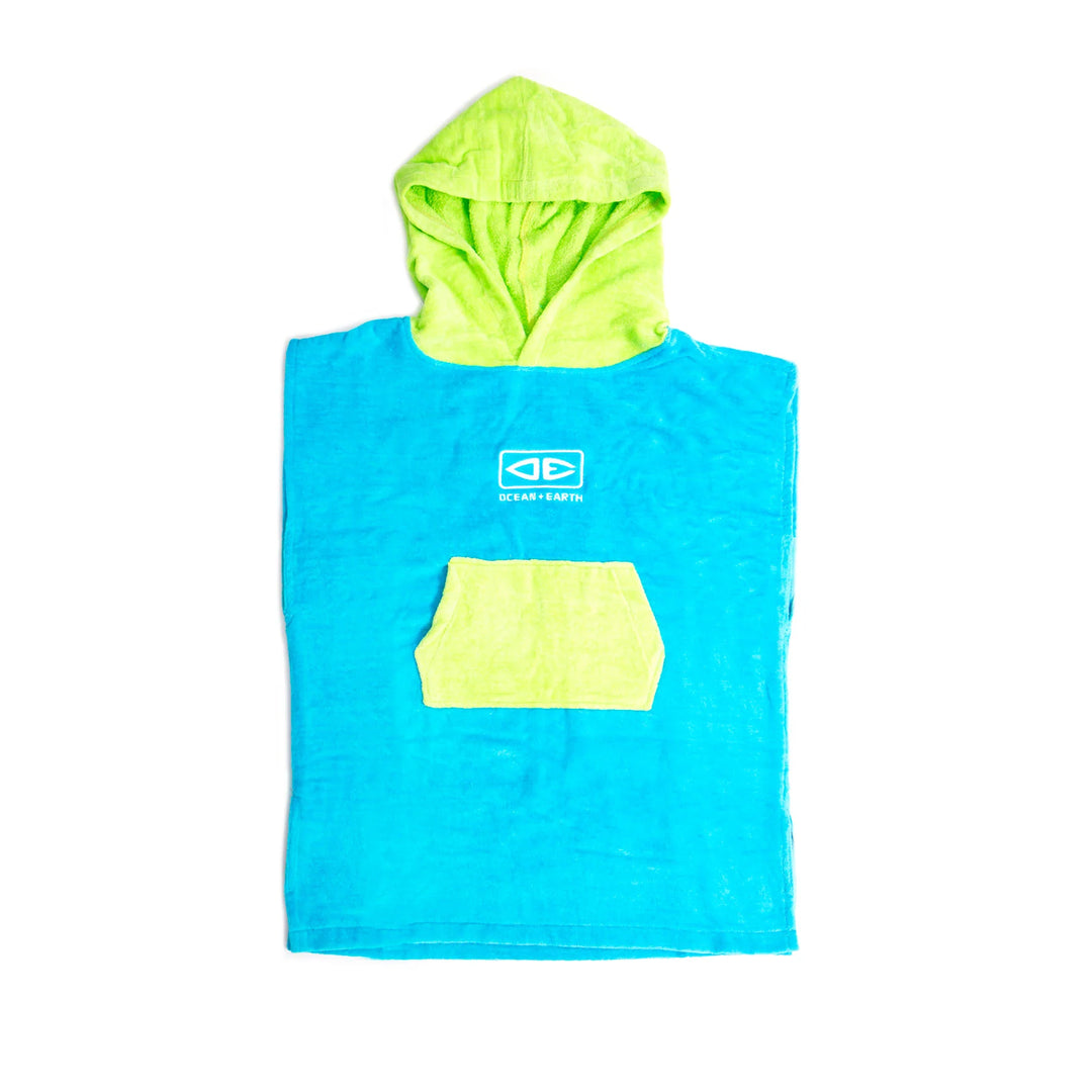 Ocean &amp; Earth Hooded Poncho Niño