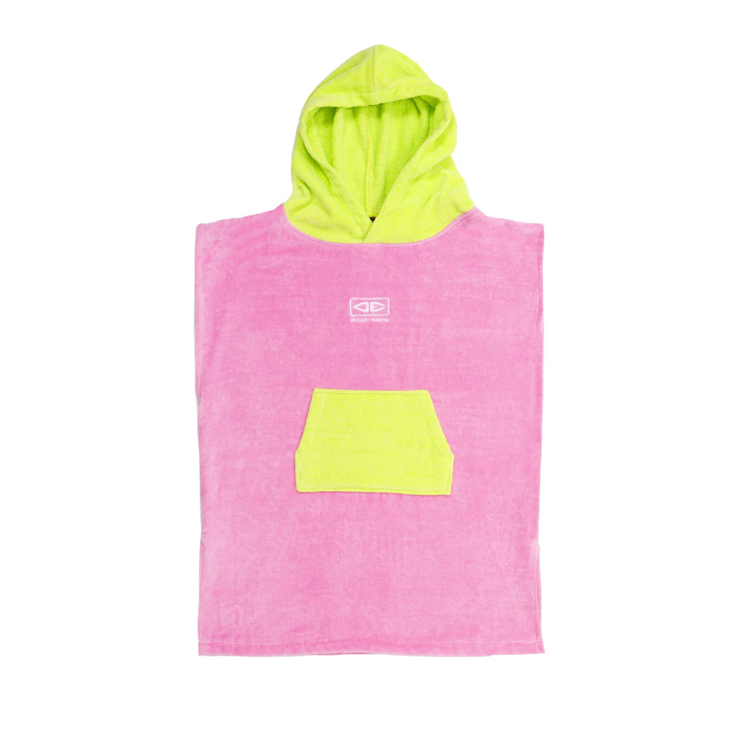 Ocean &amp; Earth Hooded Poncho Niño