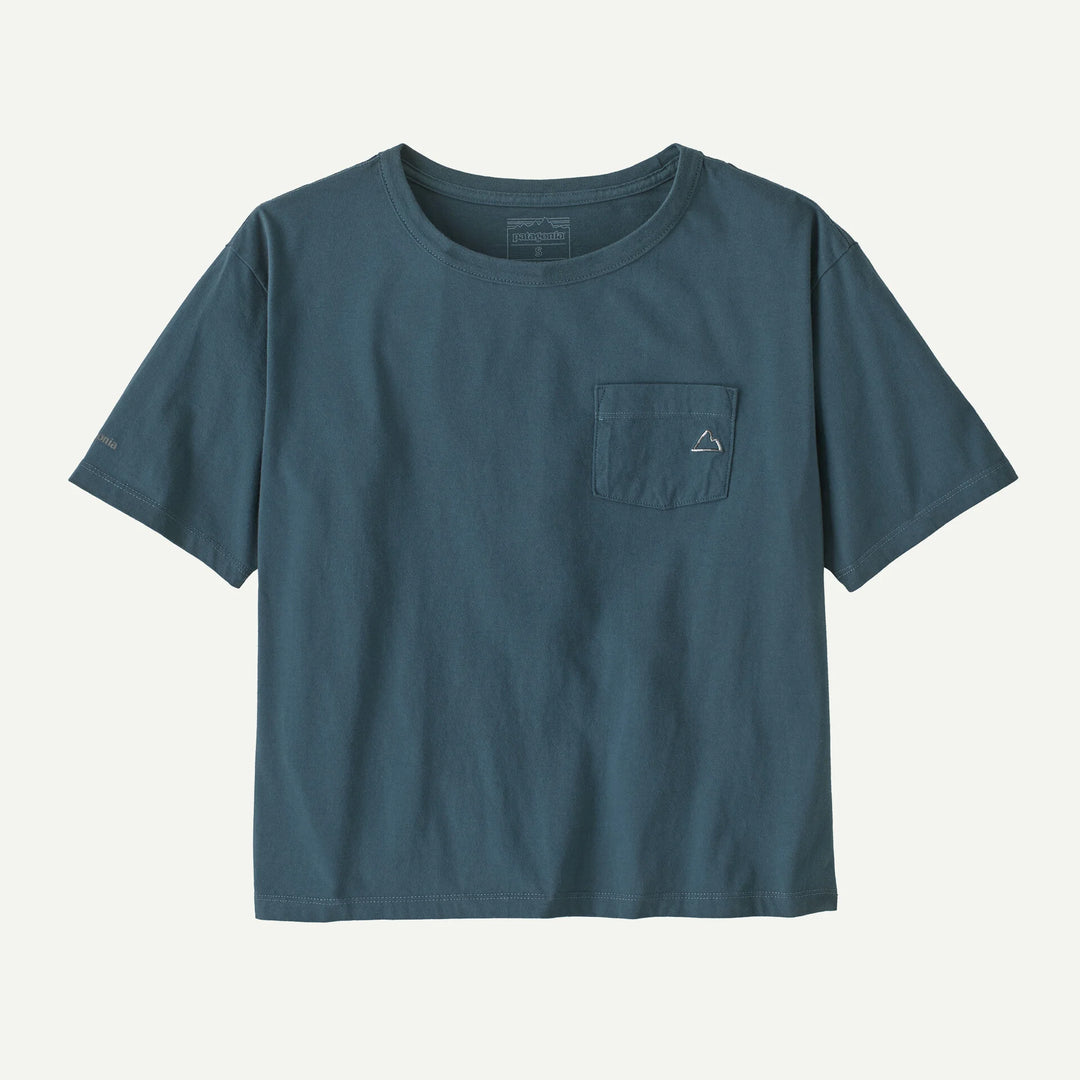 Patagonia Roy Massif Easy Cut Pocket camiseta mujer azul