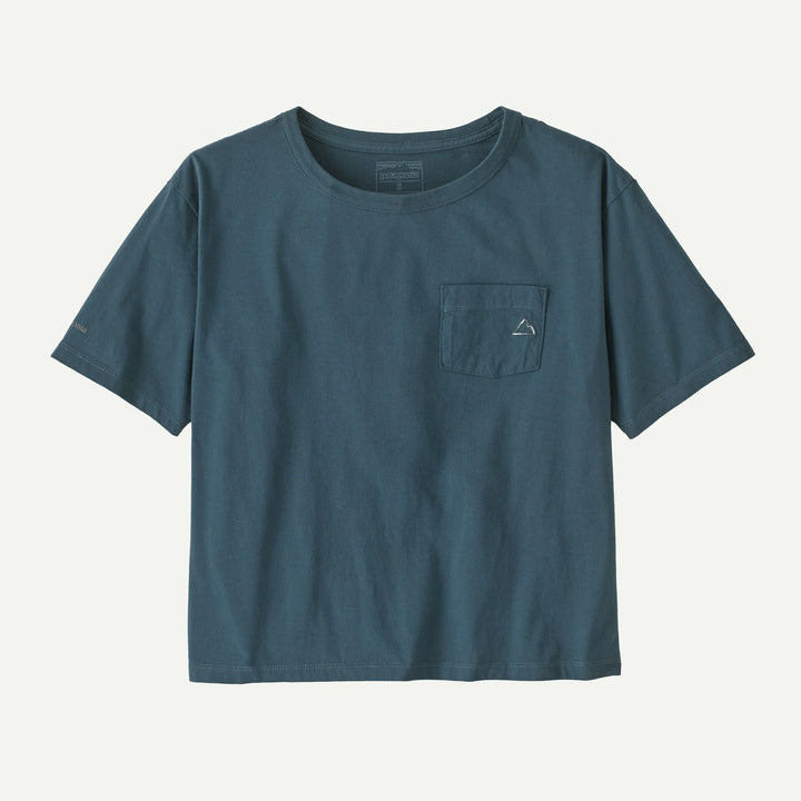 Patagonia Roy Massif Easy Cut Pocket camiseta mujer azul