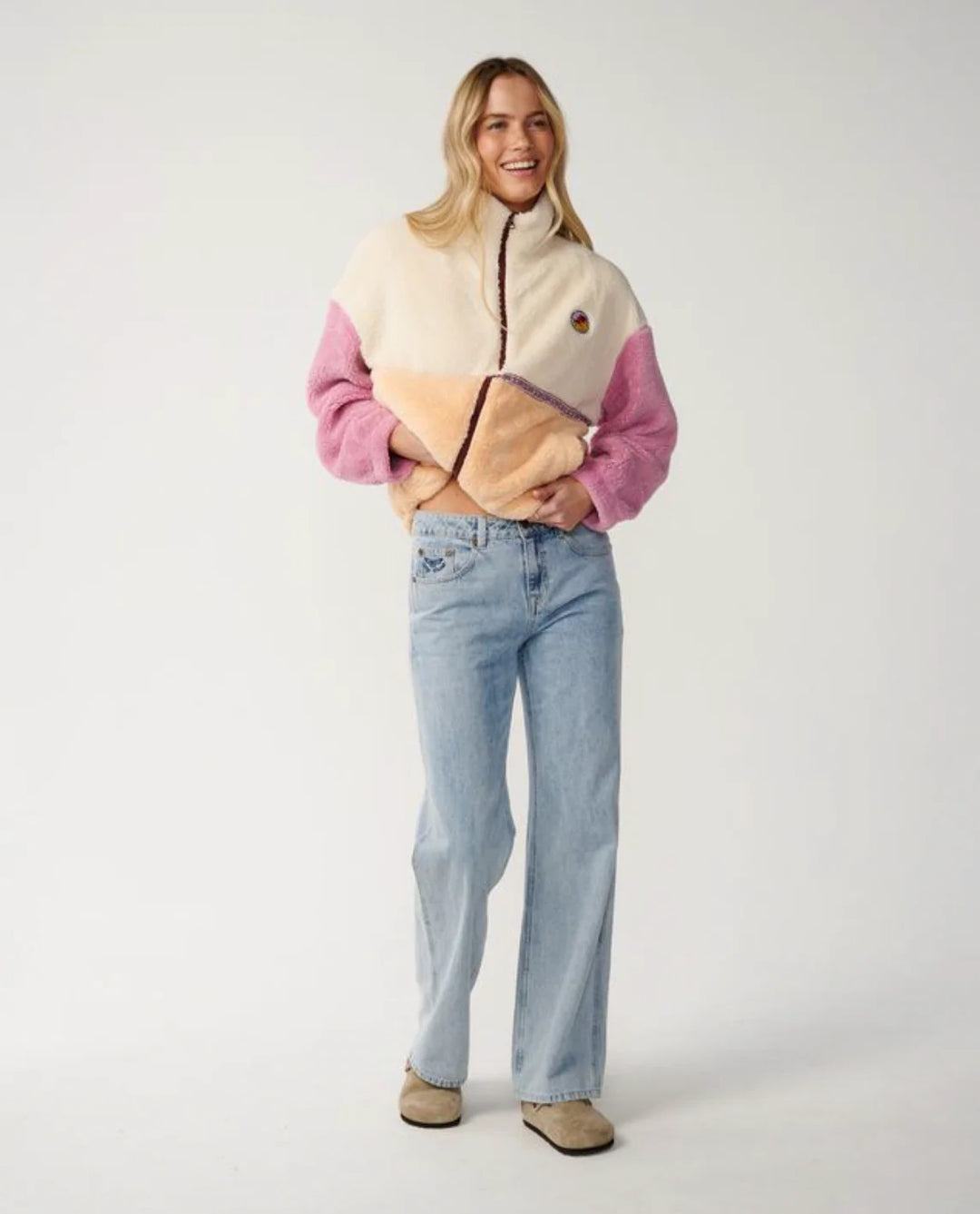 Rip Curl Surf Revival Heritage ZT Sudadera Polar con Cremallera Mujer