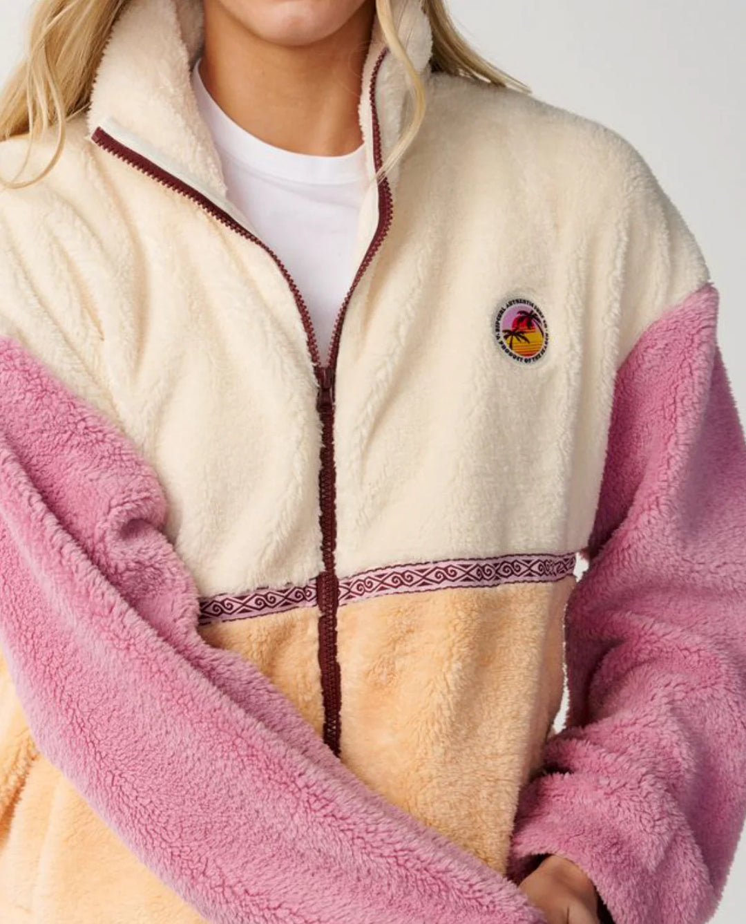 Rip Curl Surf Revival Heritage ZT Sudadera Polar con Cremallera Mujer