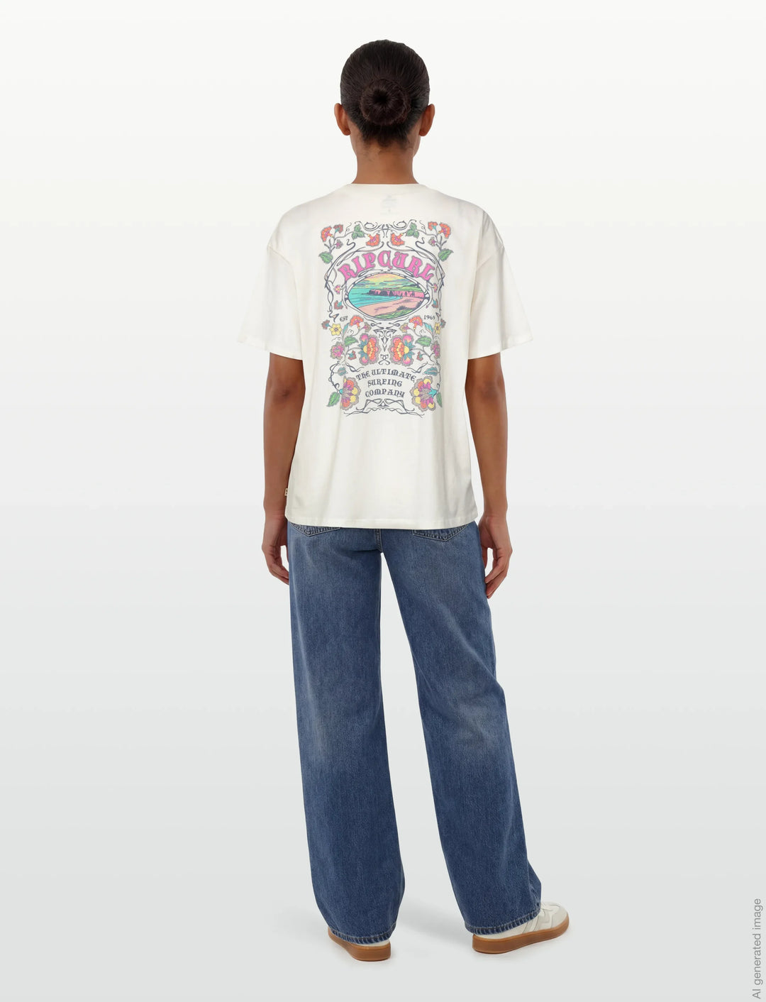 Rip Curl Half Moon Bay Heritage Tee Camiseta Mujer
