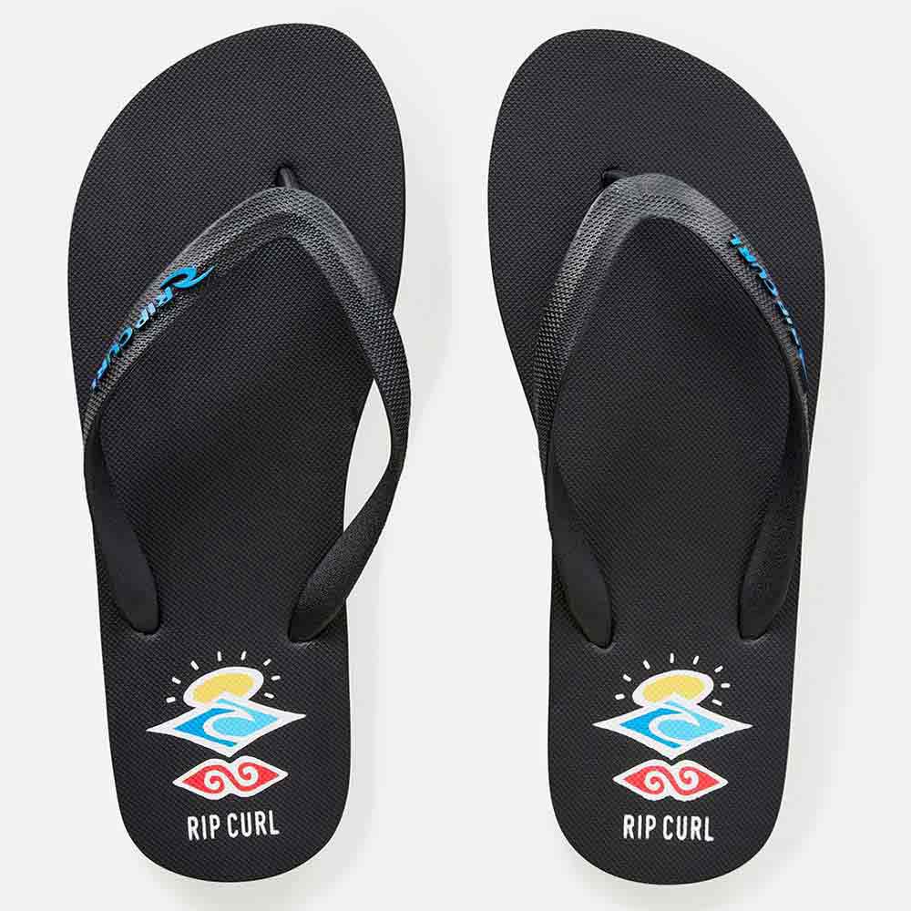Rip Curl Icons Of Surf Bloom Chanclas Hombre Negro/Azul