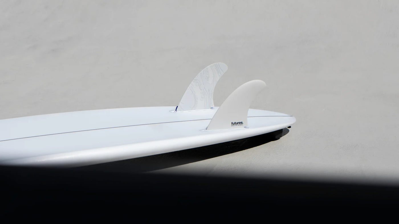 Futures Son of Cobra Fiberglass Quillas Twin Fins